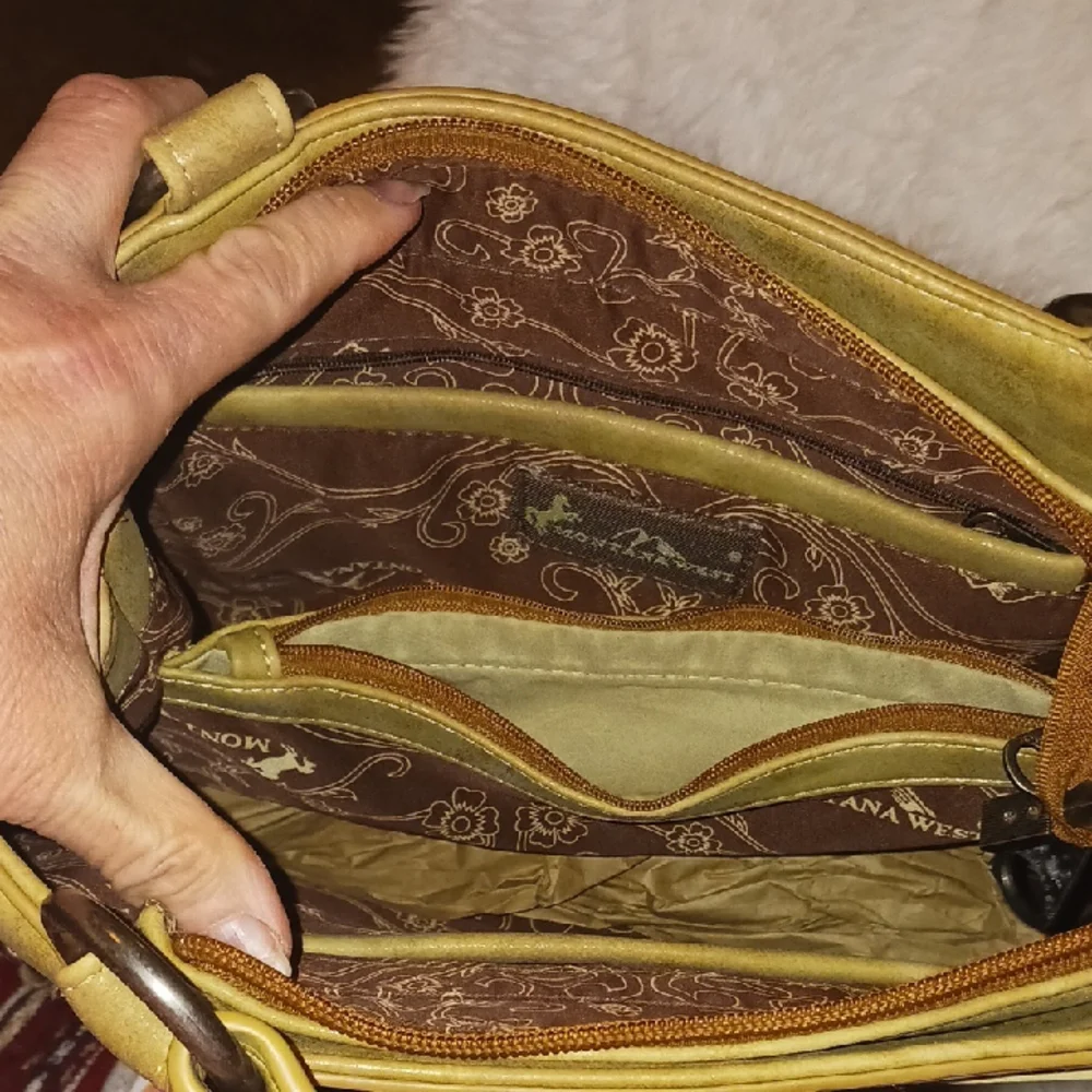 Montana WestStylish Tan and Brown Women's Bag - Picture 7 of 17